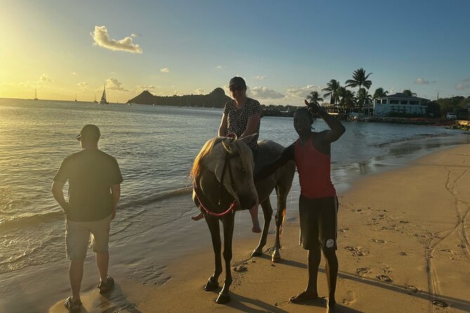 2 Hour Horseback Riding Sunset Tour with Dore's Riding Stable - A brief look at Gros Islet and a local refreshment stop