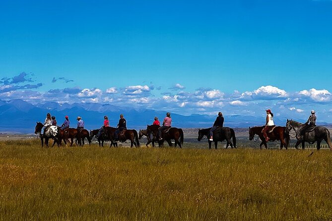 2 Hour Trail Ride in Montana Ranch Country - Riding out from Greycliff Creek Ranch at 9:30 am