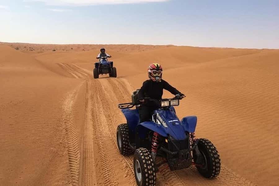 Agadir: Half-Day Quad Biking and Sunset Horse Riding - The quad ride: speed with a group pace