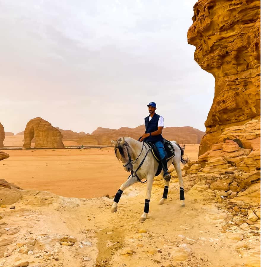 Al-Ula: Guided Horse Riding - Starting at Alzahra Stable