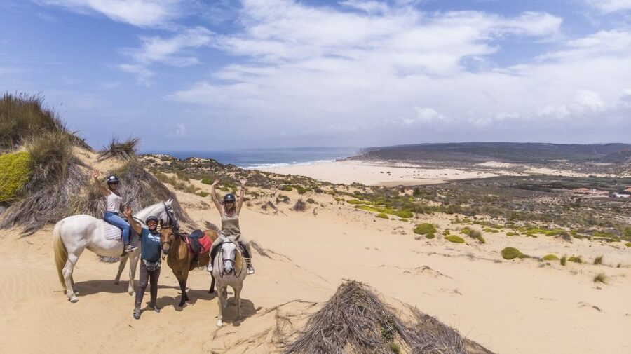Algarve: 1-Hour Carrapateira Horseback Riding Tour - Inland tracks, plants, and village views
