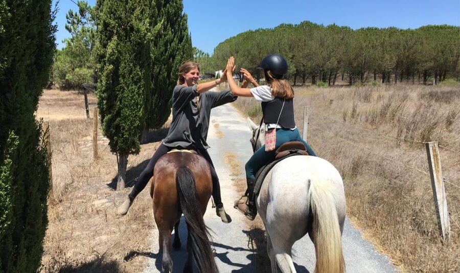 Algarve Horseriding tour in the countryside of Aljezur Rogil - Why the three-person limit matters