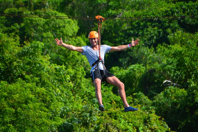 All-In-One Punta Cana Tour: Buggy, Zipline, Horseback, & Cenote - Six zip lines add a clear adrenaline hit