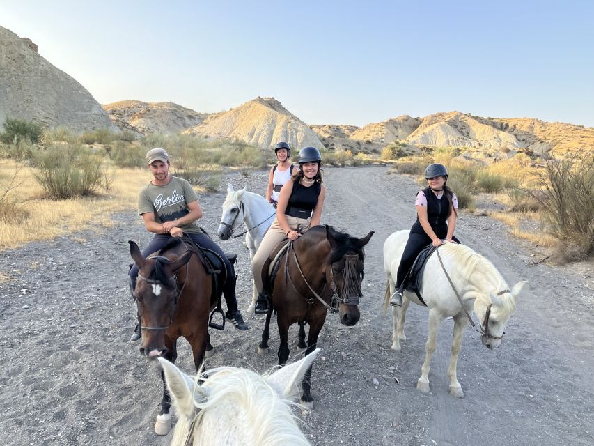 Almeria: Tabernas Desert Horse Riding for experienced riders - Three hours of walking, trotting, and cantering