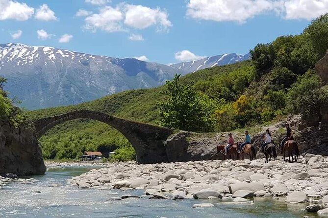 Amazing Horse Riding Experience at Vjosa National Park in Permet - The old trail beside Lengarica Canyon
