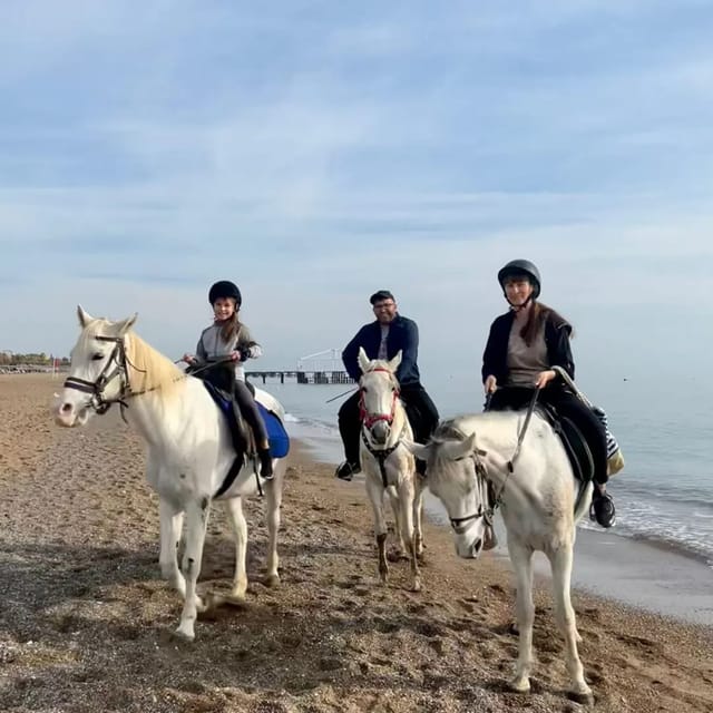 Antalya : Belek , Kundu , Horse Riding - Following the guide through the forest