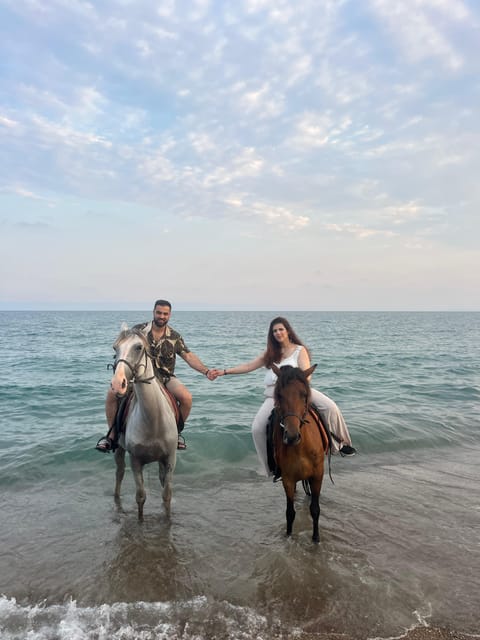 Antalya: Lara Beach & Forrest Horse Riding Safari - Meeting the horses and getting comfortable