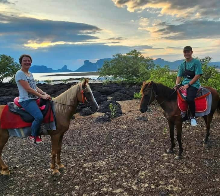 Ao Nang: Horse Riding Tour and kayaking clongrood - Two Krabi experiences in three hours
