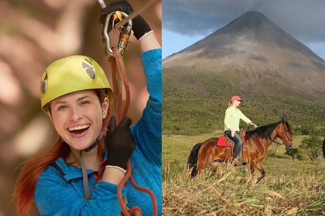Arenal Canopy and Horseback Riding Adventure - Two Arenal adventures in one half-day