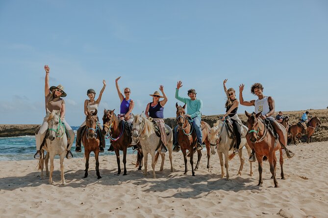 Aruba's Northern Coast Horseback Adventure - Riding from Matividiri into Aruba’s rough north
