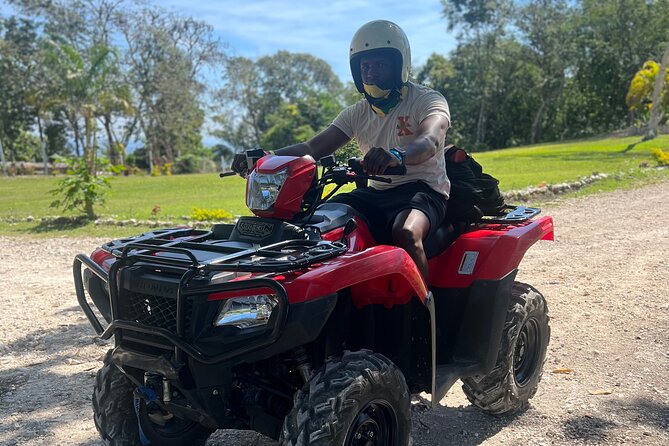 ATV , Bamboo Rafting & Horseback Ride Tour From Montego Bay - ATV Riding Through Jamaica’s Countryside