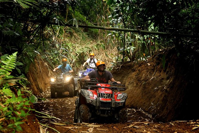 ATV Combo Horseback Riding, ATV, Ziplines, Cenote and Lunch - Food, water, and the Mayan-style finish