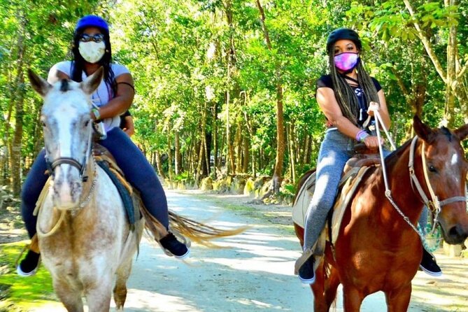 ATV & Horseback Ride with Ziplines Cenote from Playa del Carmen - Three ziplines above the trees