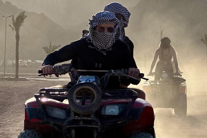 ATV Quad Bike Safari adventure Tour and Horse Riding 2 Hours - Sharm El Sheikh - Quad bikes, a safety briefing, and open sand