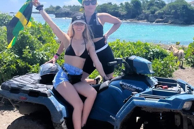 ATV Safari, Zipline Canopy and Horseback Ride Experience - Horseback riding into the Caribbean at Papillon Cove