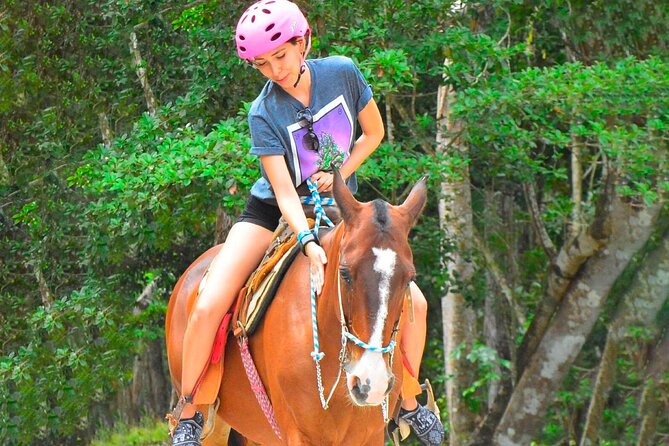 ATV Tour, Zip Lines, Horseback Riding, Cenote and Tequila Tasting - Zip lines and hanging obstacles