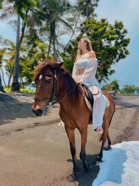 Bali Horse ride at Saba beach Horse tour - How the $36 price works for you