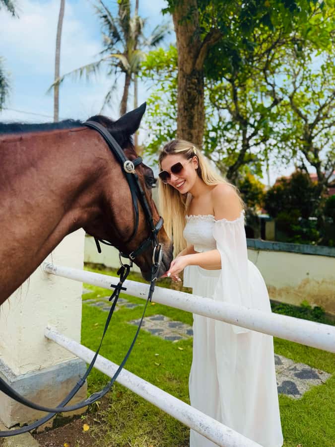 Bali Horse ride at Saba beach Horse tour - From temples to the sand
