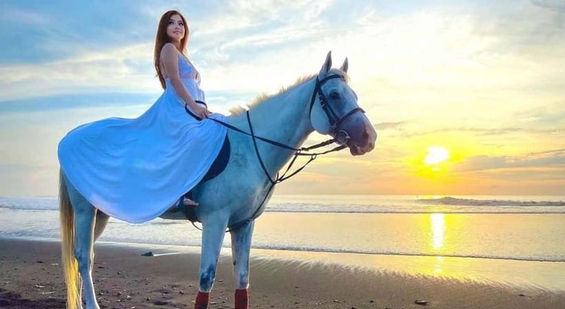 Bali: Horse Riding on the beach experience with free shuttle - Riding beside Sanur’s coast