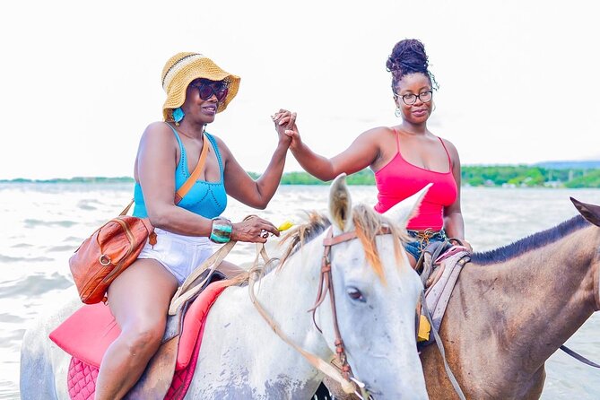 Bamboo Rafting and Horseback Riding - The Horseback Ride Ends in the Ocean