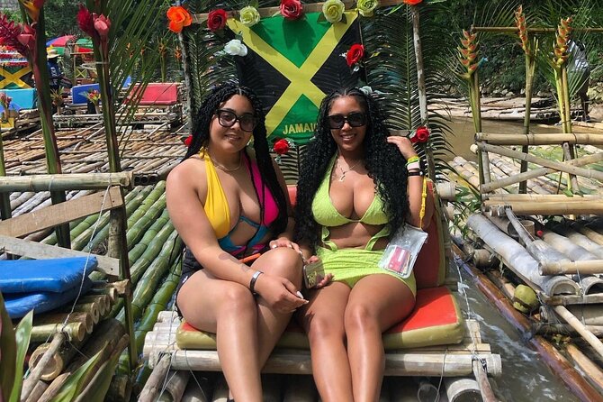 Bamboo Rafting & Horseback -dunns river Transportation Included - A Jamaican day built around water, horses, and limestone
