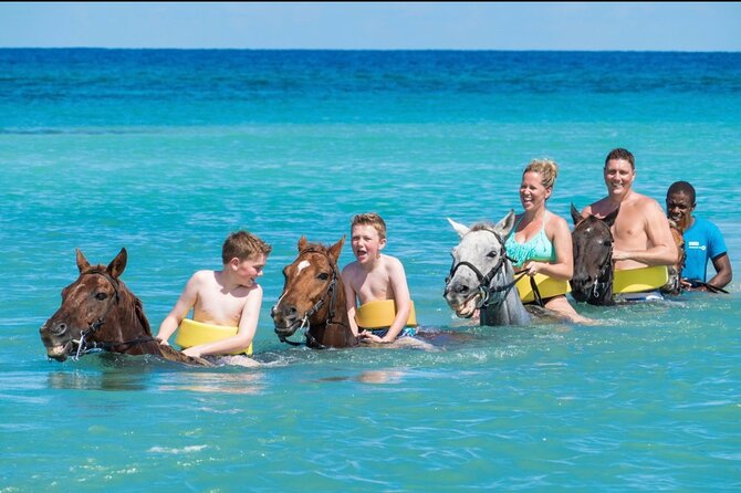Bamboo Rafting & Horseback -dunns river Transportation Included - Trading the raft for a saddle