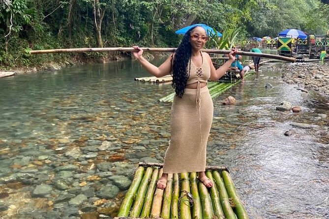 Bamboo River Rafting & horse back riding in Montego Bay - A limestone massage after the river ride