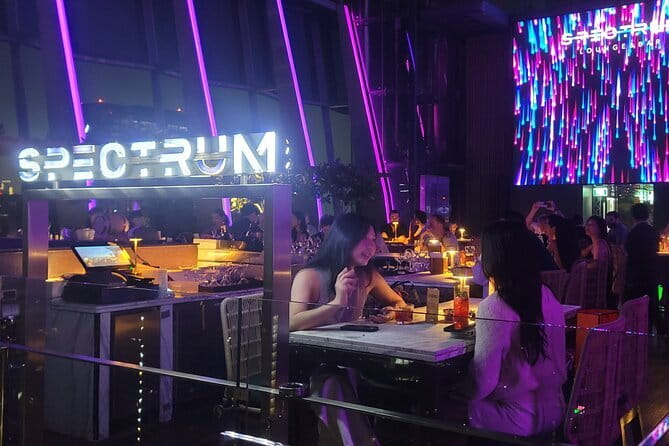 Bangkok: Rooftops, Clubs & Go Gos-Soi Cowboy, Nana Plaza, Soi 11 - Sunset-style views at Spectrum Lounge and Bar