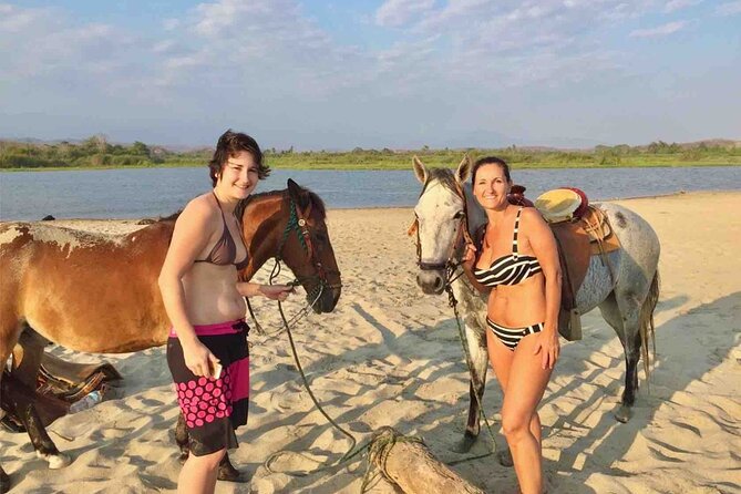 Beach Horseback Riding Adventure in Copalita, Huatulco - Reaching La Bocana Beach on the longer route