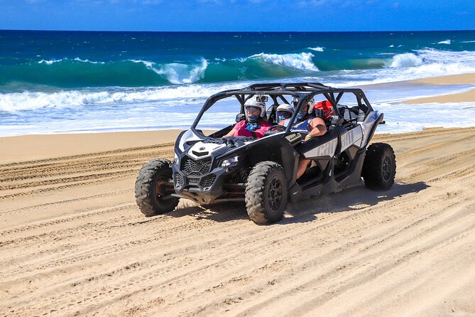 Beach UTV Adventure with Free Camel and Horseback Ride - A relaxed quarter-horse ride for beginners
