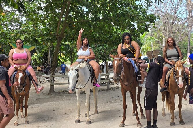 Blue Hole and Horse Riding with Swim Ocho Rios - Horseback riding through rainforest to the sea