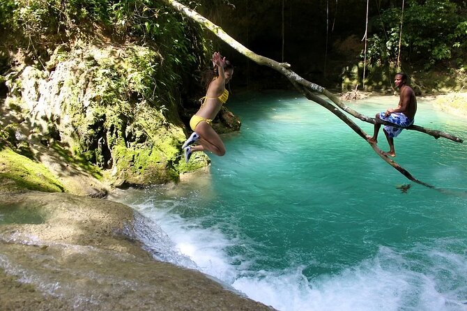 Blue Hole Falls& Horseback Riding Tour Ocho Rios from Montego Bay - Two Jamaican adventures in one six-hour day