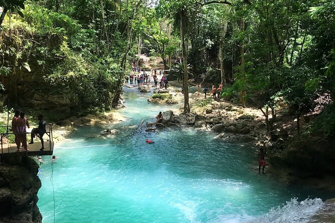Blue Hole Falls with Horseback Ride Adventure from Montego Bay - Blue Hole, where the water is the main event