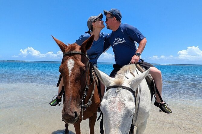 Blue Hole, River Tubing, and Horse Ride with Swim Ocho Rios - Horseback riding from rainforest trails to the sea