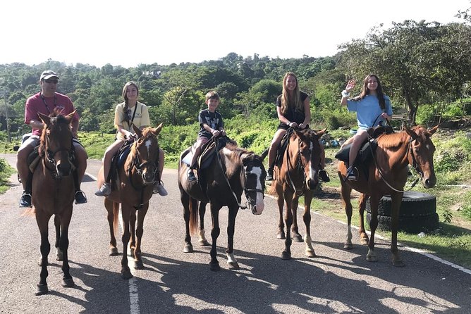 Blue hole waterfalls + horseback riding combo tour from Ocho Rios - Two Jamaica Adventures Before Lunch
