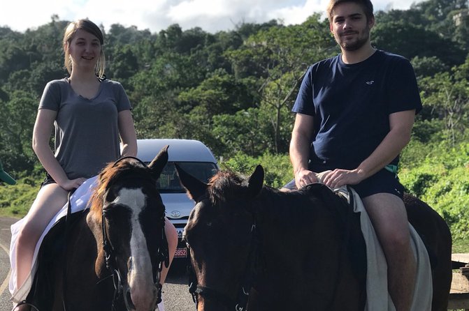 Blue hole waterfalls + horseback riding from Montego bay - Two Jamaican Favorites Before Lunch