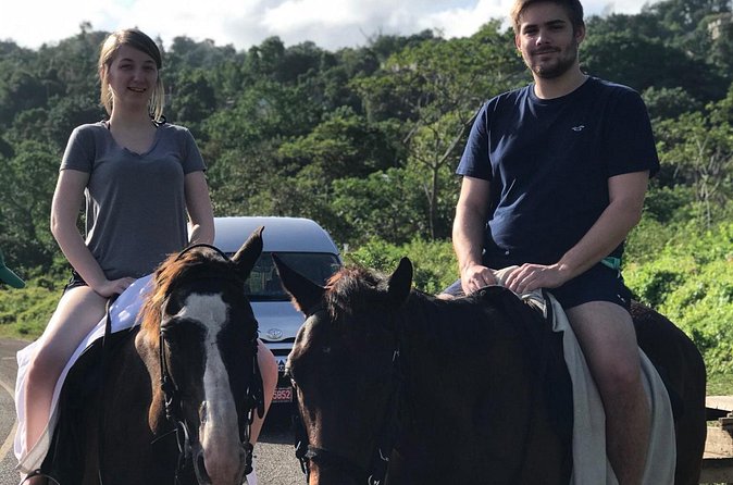 Blue hole waterfalls + horseback riding from Montego bay - The 8:30 am Start from Montego Bay