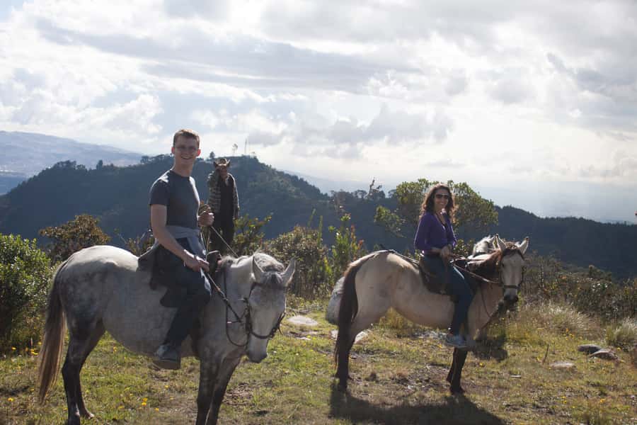 Bogota: Horseback Riding Tour - Meeting the horses and getting ready to ride