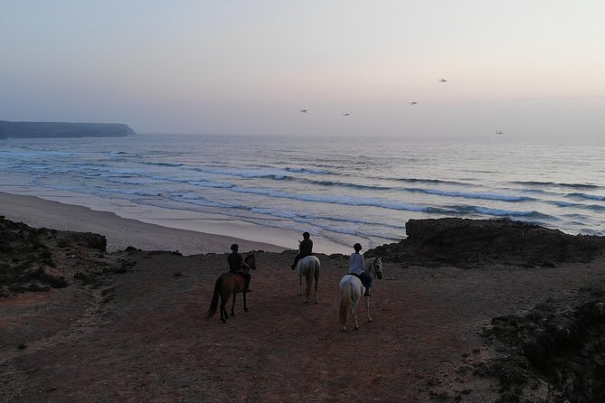 Bordeira Beach - Horse Riding Tour at Sunset - Cliffs, ocean views, and the approach to Bordeira Beach