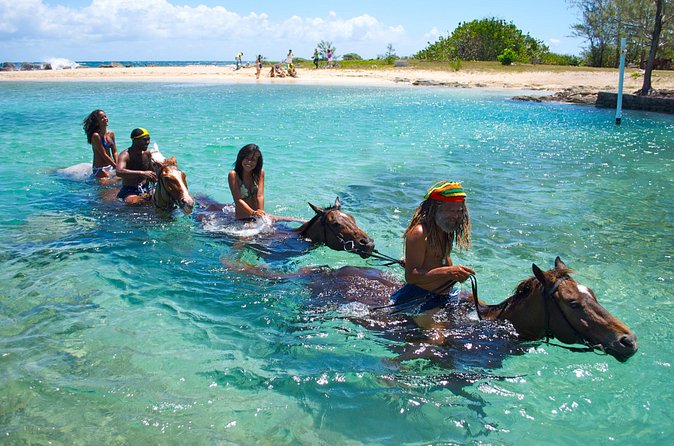 Braco Stables Horseback Ride & Swim Excursion from Ocho Rios - The beach and horseback swim