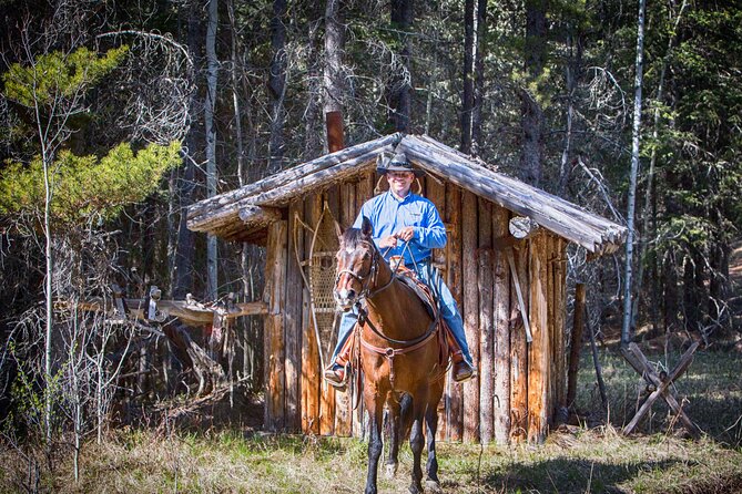 Buffalo Loop 1-Hour Horseback Trail Ride in Kananaskis - The Buffalo Loop route through the woods