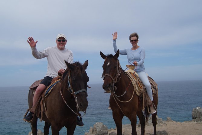 Cabo Desert Off-Road & Beach Horseback Combo and Tequila Tasting - Reaching the white-sand beach on horseback