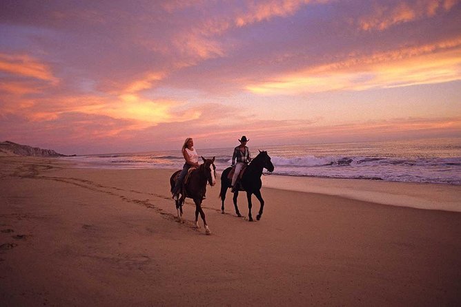 Cabo San Lucas Beach and Desert Horseback Ride - Reaching Playa Migrino on horseback