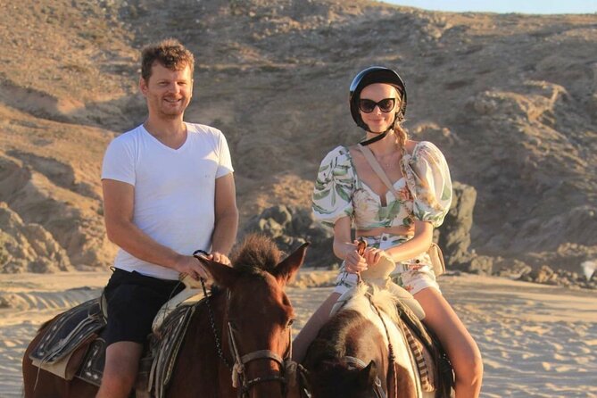 Cabo San Lucas Sunset Horseback Ride on the Beach - Reaching the secluded beach