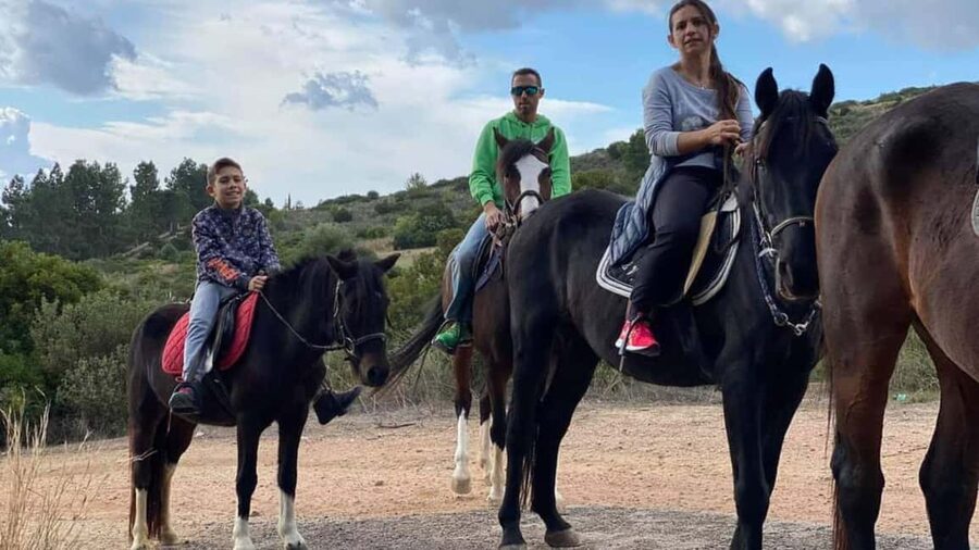Cagliari: panoramic horseback riding - Riding beneath Monte Sette Fratelli