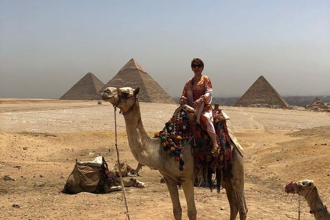 Camel or Horse riding Giza Pyramids Desert - The view from behind Giza’s pyramids