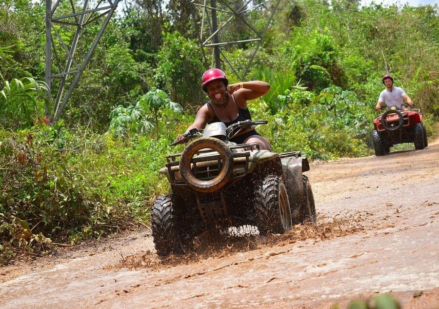 Cancun: Amazing Horseback Riding Tour, Cenote, Zipline & ATV - Swimming in a sacred cenote