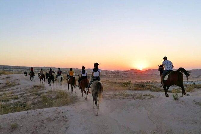 Cappadocia Horse Back Riding Tour Daily/Sunset - The sunset option through Rose Valley