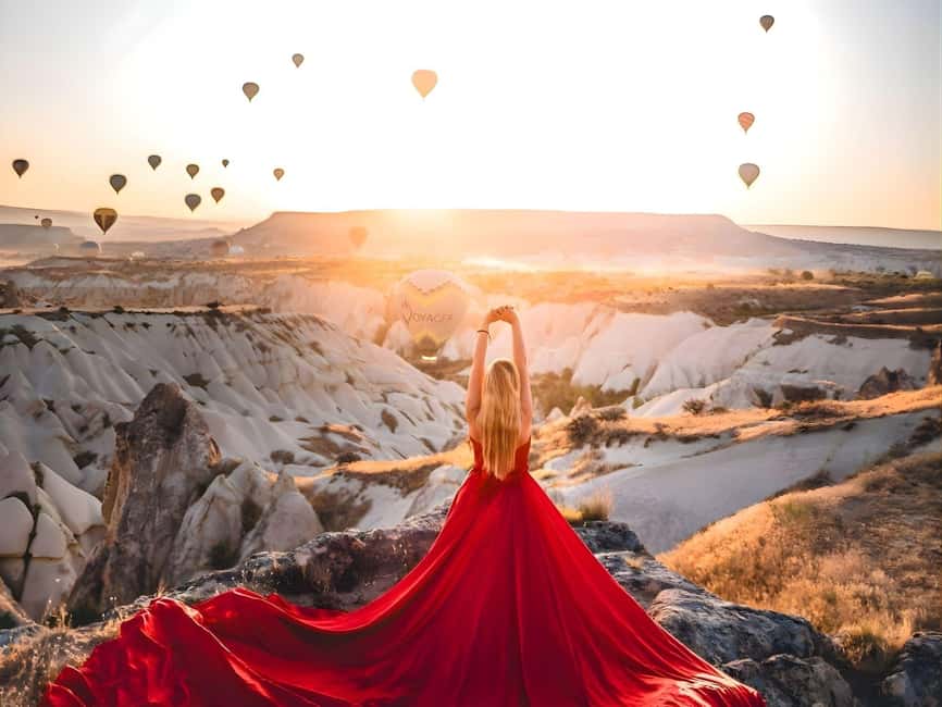 Cappadocia: Private Photo Shoot with Flying Dress & Horses - A Private Cappadocia Shoot With Room to Choose