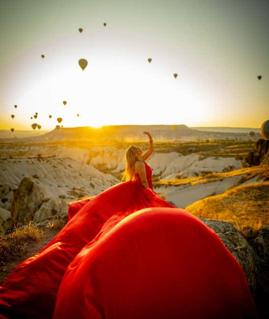 Cappadocia: Private Photo Shoot with Flying Dress & Horses - Hotel Pickup and Practical Planning